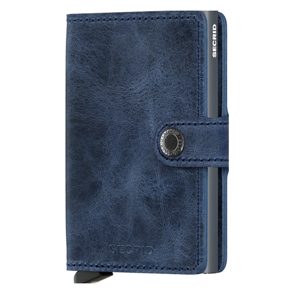 Secrid, Miniwallet Vintage, Wallet, Blue, Front view